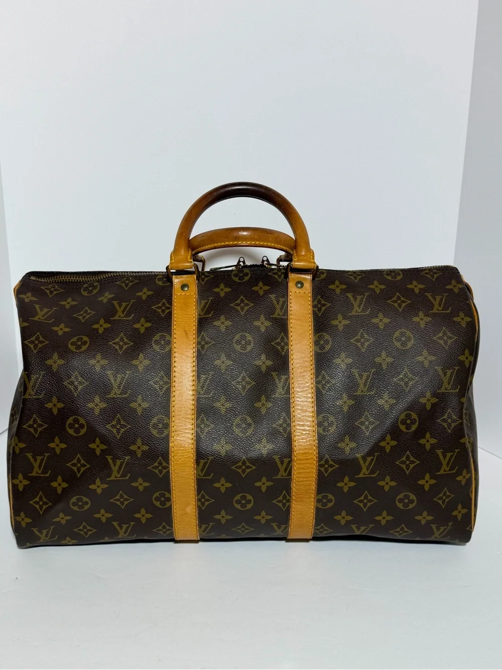 Louis Vuitton Monogram Keepall 45 Travel Duffel Bag